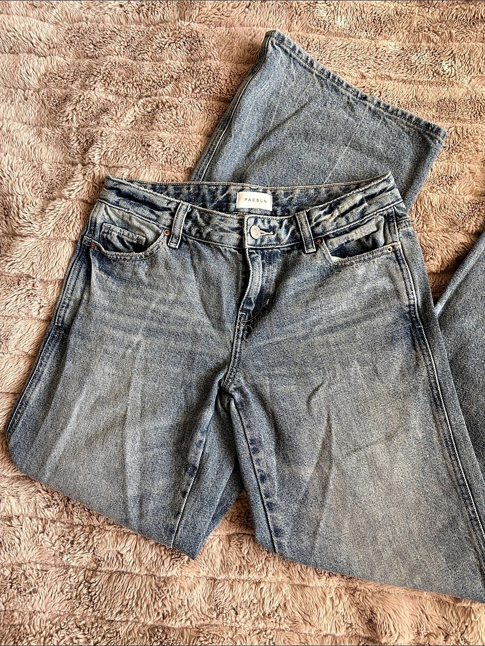 Pacsun Blue Wide Leg Jeans